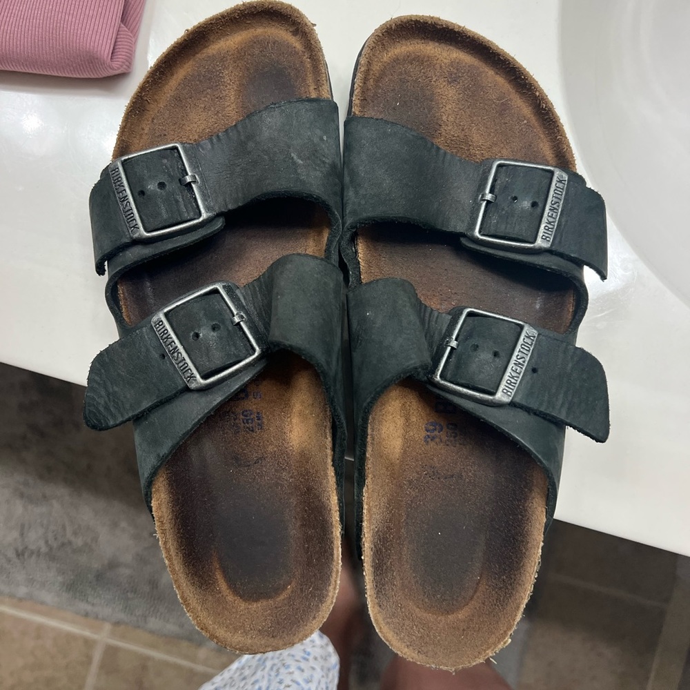 Birkenstock Arizona Soft Footbed Leather Black